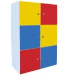 6 Kapaklı Öğrenci Dolabı