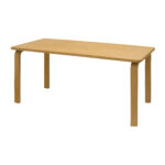 Dikdörtgen Naturel Masa