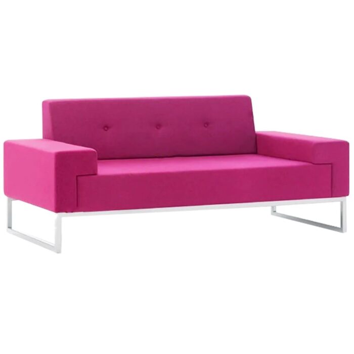 HMH-10130 Pink İkili Ofis Kanepesi - Görsel 1