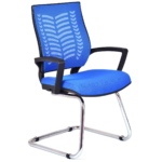 HMH-11349 Valente Mavi Fileli Ofis Koltuğu