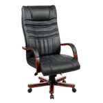 HMH-11606 Kuda Deri Ahşap Makam Koltuğu