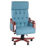 HMH-11636 Green Turkuaz Deri Yönetici Koltuğu