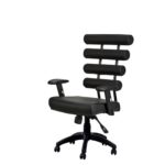 HMH-12193 Threebot Siyah Deri Çalışma Koltuğu