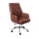 HMH-12675 Wing Kpt Taba Deri Çalışma Koltuğu