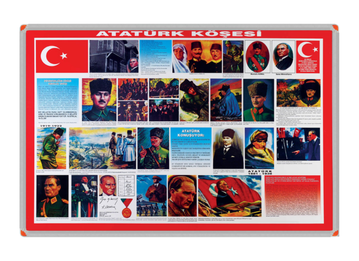 Metal Çerçeve Atatürk Köşesi - Görsel 1