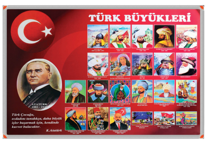 Metal Çerçeveli Türk Büyükleri - Görsel 1