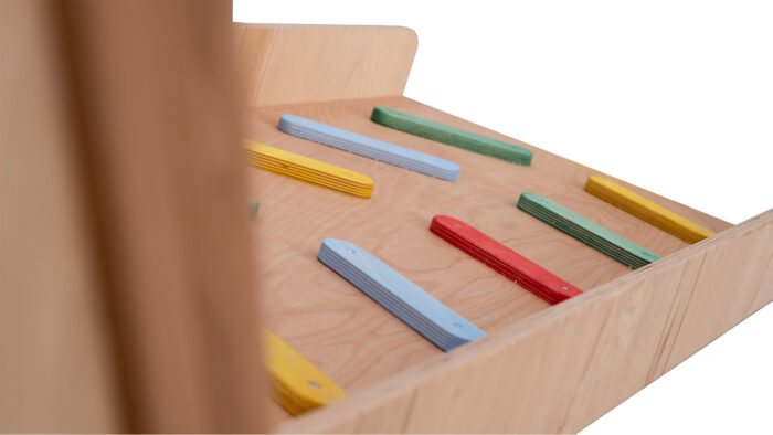 Montessori Ahşap Oyun Alanı Kaydırağı - Görsel 2