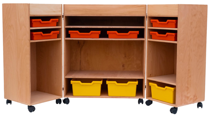 Montessori Ahşap Sanat Rafları - Görsel 1
