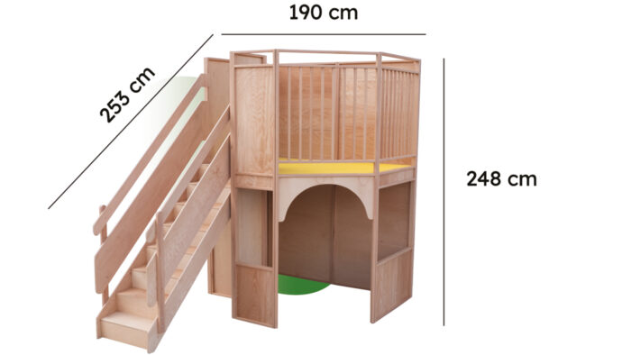 Montessori Dream Workshop Ahşap Çocuk Oyun Alanı - Görsel 1