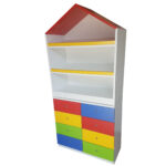 Renkli Çatılı Kitaplık