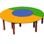 Yuvarlak Masa Üç Parçalı