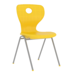 Monoblok Metal Ayak Sandalye Turuncu - Görsel 2